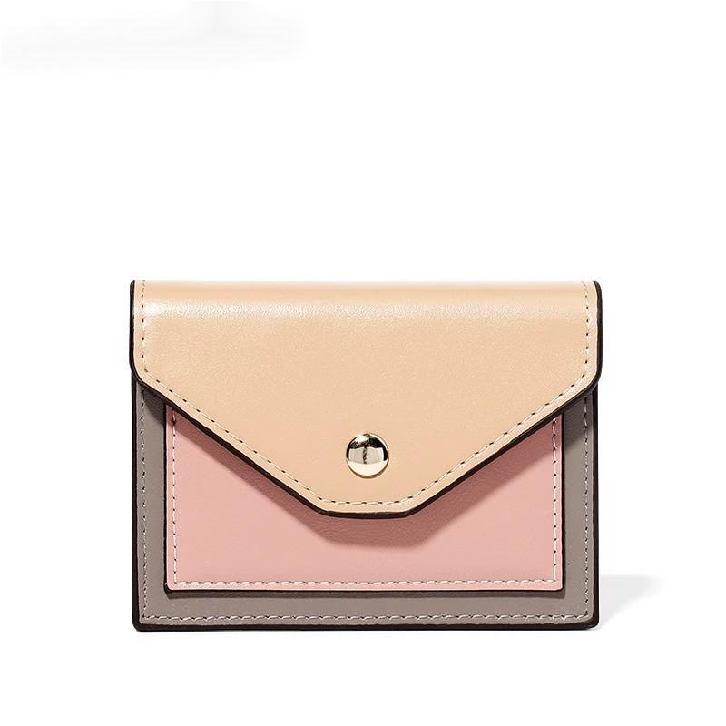 Marke Frauen Geldbörse Kurz Kleine PU Leder Kreditkarte Halter Schlank Umschlag Weibliche Brieftaschen Münzfach Mode Kupplung Taschen
