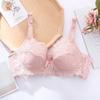 Ultra-Thin Lace Bra: Sexy, Large-Size, No Sponge, Gathered Fit