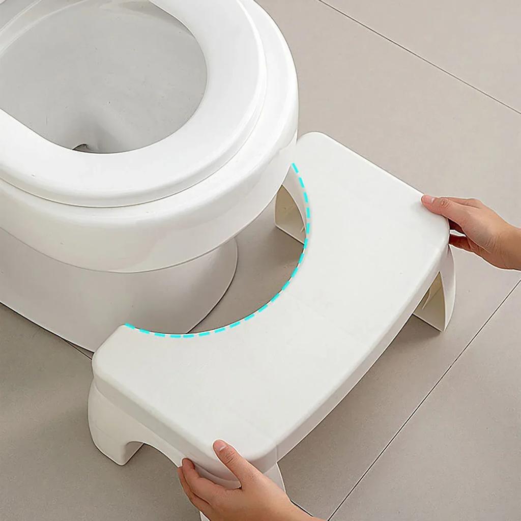 Toilet Stool Footstool Toilet Squatting Pit Artifact Plastic Thickened Feet On The Small Stool Children Non-slip Pad Footstool