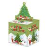 Pattern Christmas Tree Party Decor Gift Box Money Box Holiday Prop Celebration