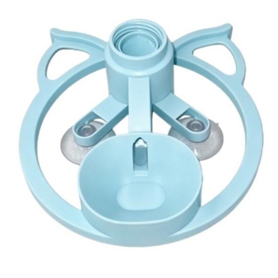 Travel Water Bowl for Cats Automatic Cat Dispenser, Bottle Adapter Pet Dispenser with Suction Cups, Durable ABS Feeder Non-Slip Portable