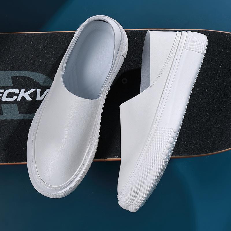 Мода 2024 Весна Осень Кожаные Лоферы Мужская Мода Повседневная Новая Дизайнерская Обувь — фото 3