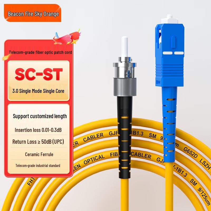 

Fenghuo Tiancheng Telecom-Grade Fiber Patch Cord 3m