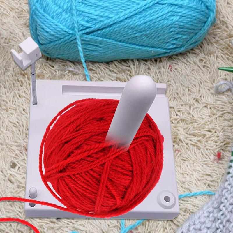 Multi-Functional Yarn Spool Box Yarn Holder For Crocheting Yarn Spindle Holder With Accessories Storage Drawer Knitting Supplies