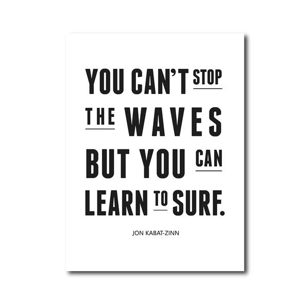 

Pray for Surf Quote Art Print, High Fashion Surf Girl Poster, Beach House Wall Art, Canvas Painting, California Coastal Decor 21X30cm No Frame