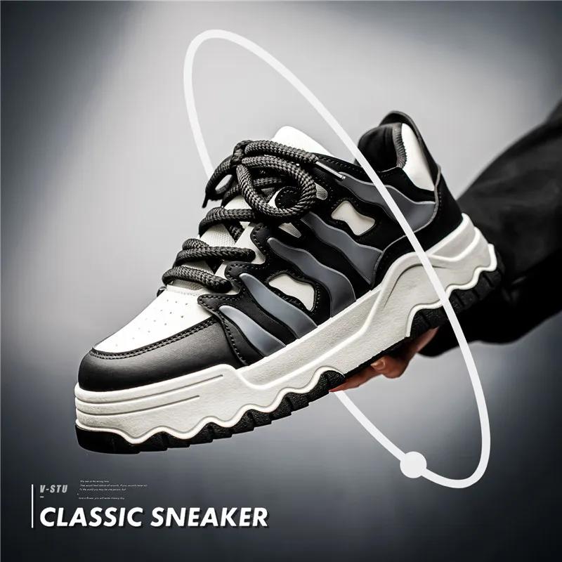 Fashion New Exquisite Men's Sneakers Fashion Trend Casual Board Shoes for Youth and Students Lightweight and Breathable Running Shoes