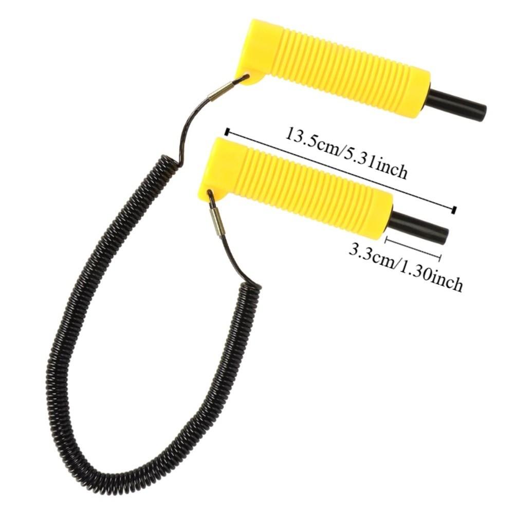 Einziehbare Eisspikes Bequemer Griff Brechwerkzeuge Langlebige Eispickel Sicherheit beim Schlittschuhlaufen