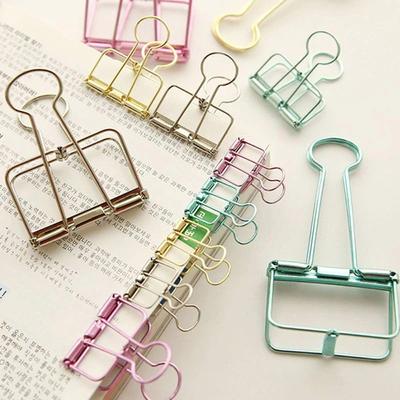 Desk Organizer Paper Clip Office Study Page Holder High Quality Binder Clips