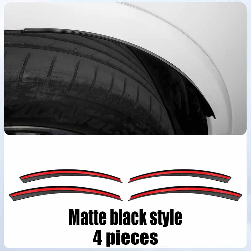 Modified front and rear wheel arches