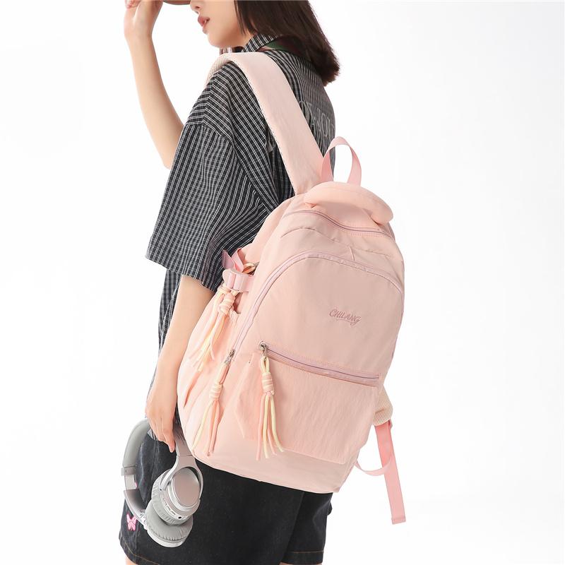 Waterproof Nylon Backpack Commuter Student Schoolbag Travel Backpack