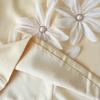Summer Girls Dress With 3D Flower Flutter Sleeve Princess Party Dress For Kids Sweet Children Clothing