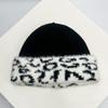 New Men Women Color Block Retro Letters Knitted Hats Warm Casual Fashion Korean Beanies Outdoor Versatile Travel Personal Niche