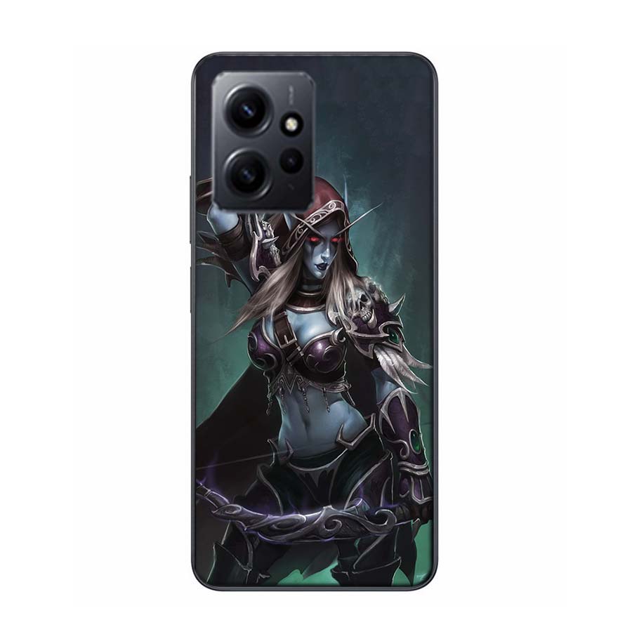 Custodia per Telefono Elfo W-World Of W-Warcraft Per Redmi 12 13C 12C 15C 9 10 10C Note 13 Pro Plus 14 15 Pro 9T 9C 9A TPU Morbida Trasparente