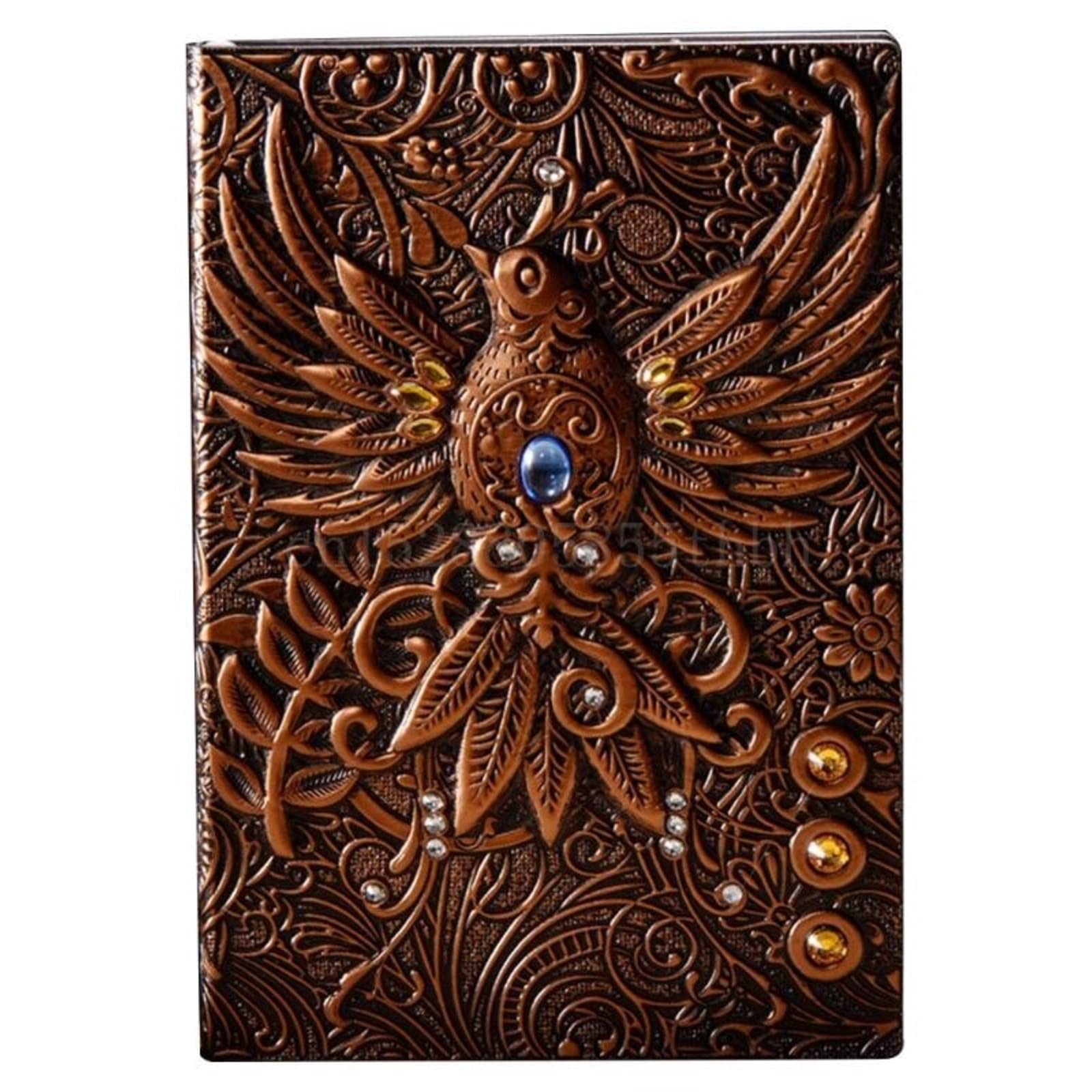 Блокнот Copeflap Antique, Дневник A5, Книга заклинаний, Блокнот в стиле магической книги, Антикварный в западном стиле (бронза)