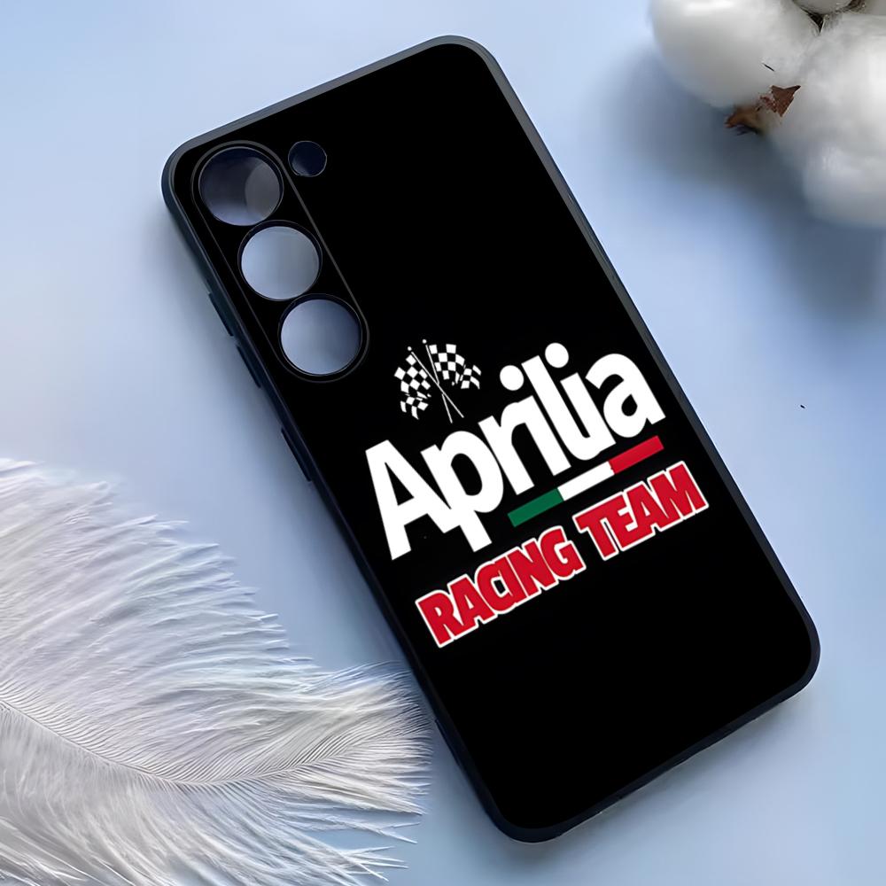 A-Aprilia Motorcycle Logo Phone Case For Samsung S25 Ultra S24 S23 S22 S21 S20 Plus Fe Galaxy A54 A53 A34 A25 Silicone Cover