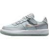 Air Force 1 Abrasion Resistant Low Top Kids' Skateboarding Shoes Gray Children Aged 3 7 Years Old Sneakers HQ3251-043