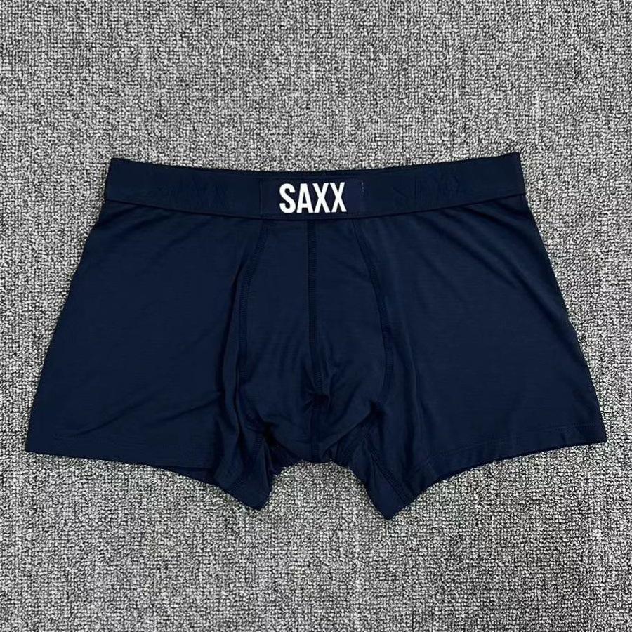 

Мужские дышащие трусы-боксеры SAXX с карманом-мешком и сетчатым карманом — удобные, мягкие, облегающие, без выреза спереди EU L for 140-160 lbs