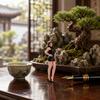 Miniature Woman Figurine 1/18 Scale Resin Cheongsam Style Female Ornament for Display