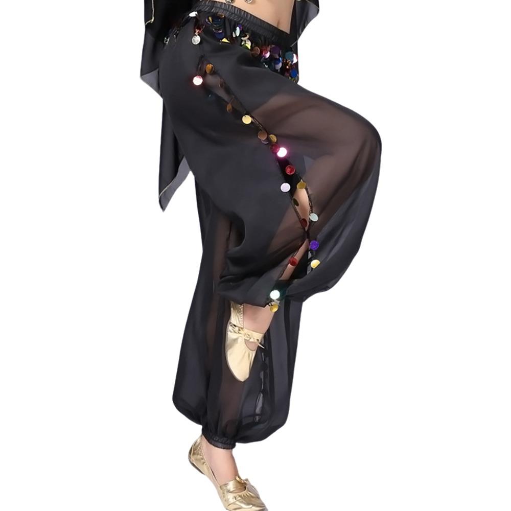 Sequin Belly Dance Pants Tassel Loose Pants Fashion Bloomers  Dance