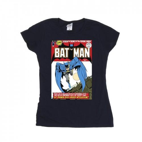 

DC Comics Womens/Ladies Running Batman Cover Cotton T-Shirt білий