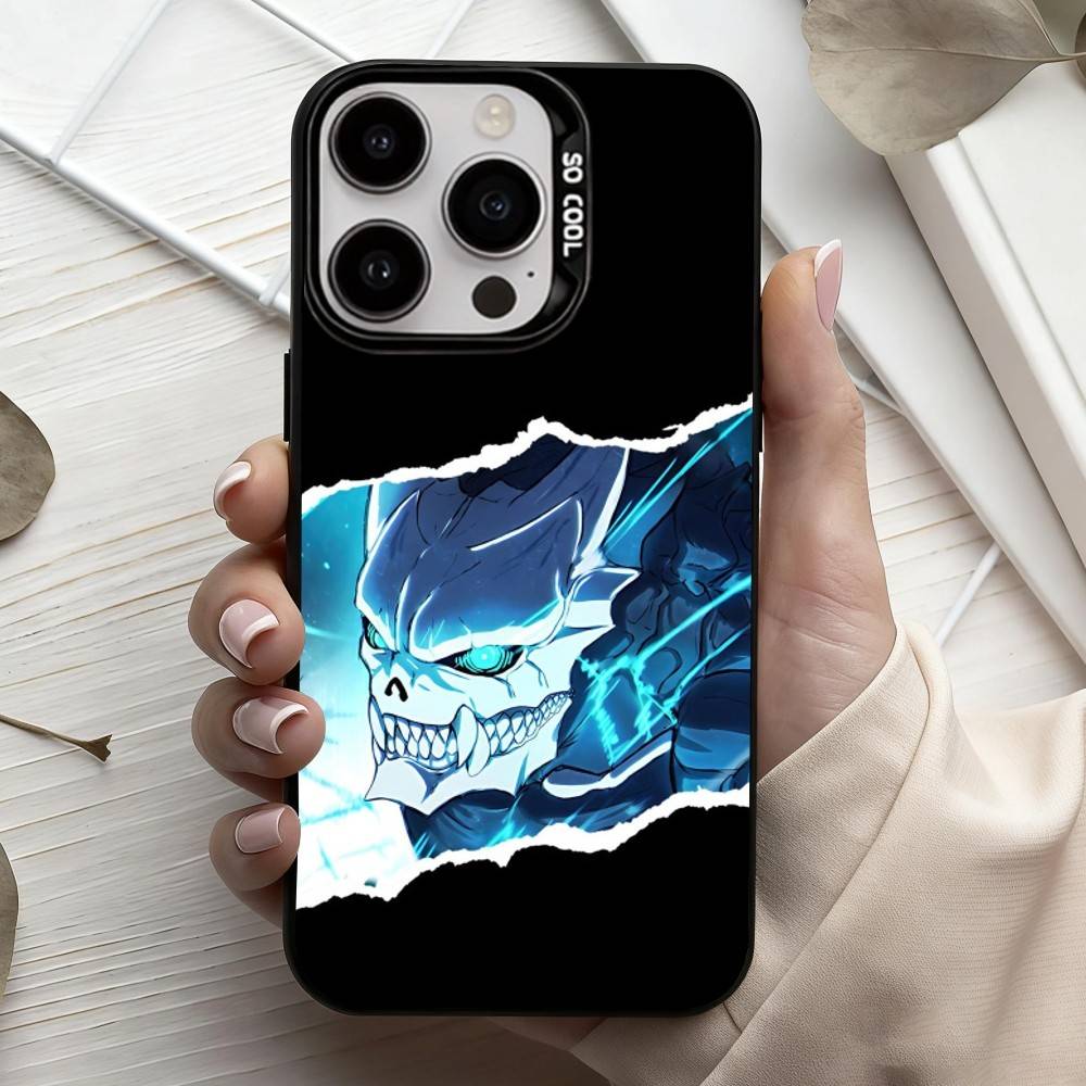 

K-Kaiju N-No-8 Phone Case For iPhone17,16,15,14,13,12,11 Plus,Pro Max Black Candy silver phone case iPhone17