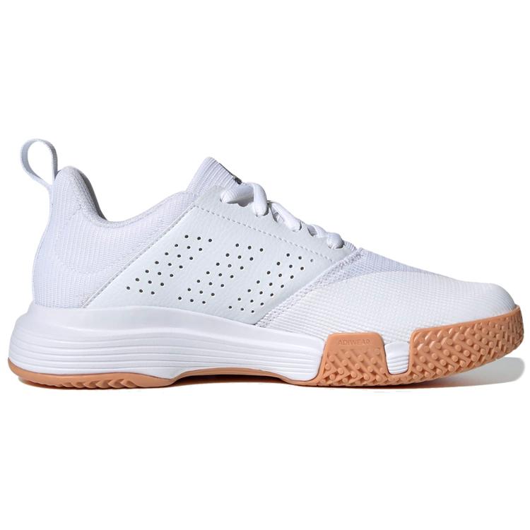 Adidas Essence Indoor Low Tops Badminton Shoe Unisex White FU8400