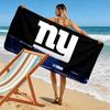 NY Giants Print Beach Towel, Large Soft Quick Dry Towel for Beach Camping Swimming