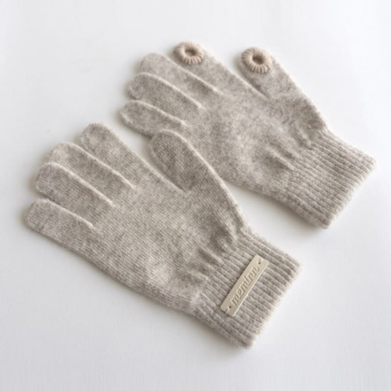 Meminn Cony Logo Twohole Gloves 4clolors