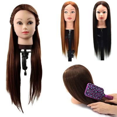 Puntos Salon Wig Woman Head Mannequin Hair Practice Dressing Braiding Training Tool