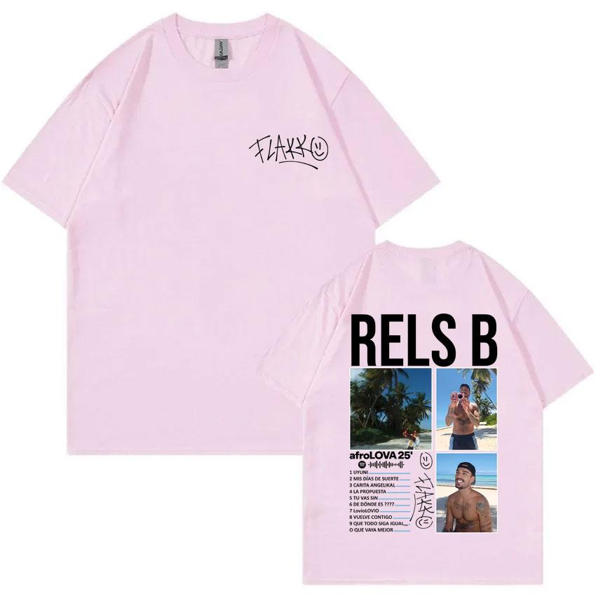 Rapper Rels B AfroLOVA 25 Merch T Shirt Unisex Women Fashion Hip Hop Oversized Short Sleeve Tshirt Male Vintage Cotton Tshirts