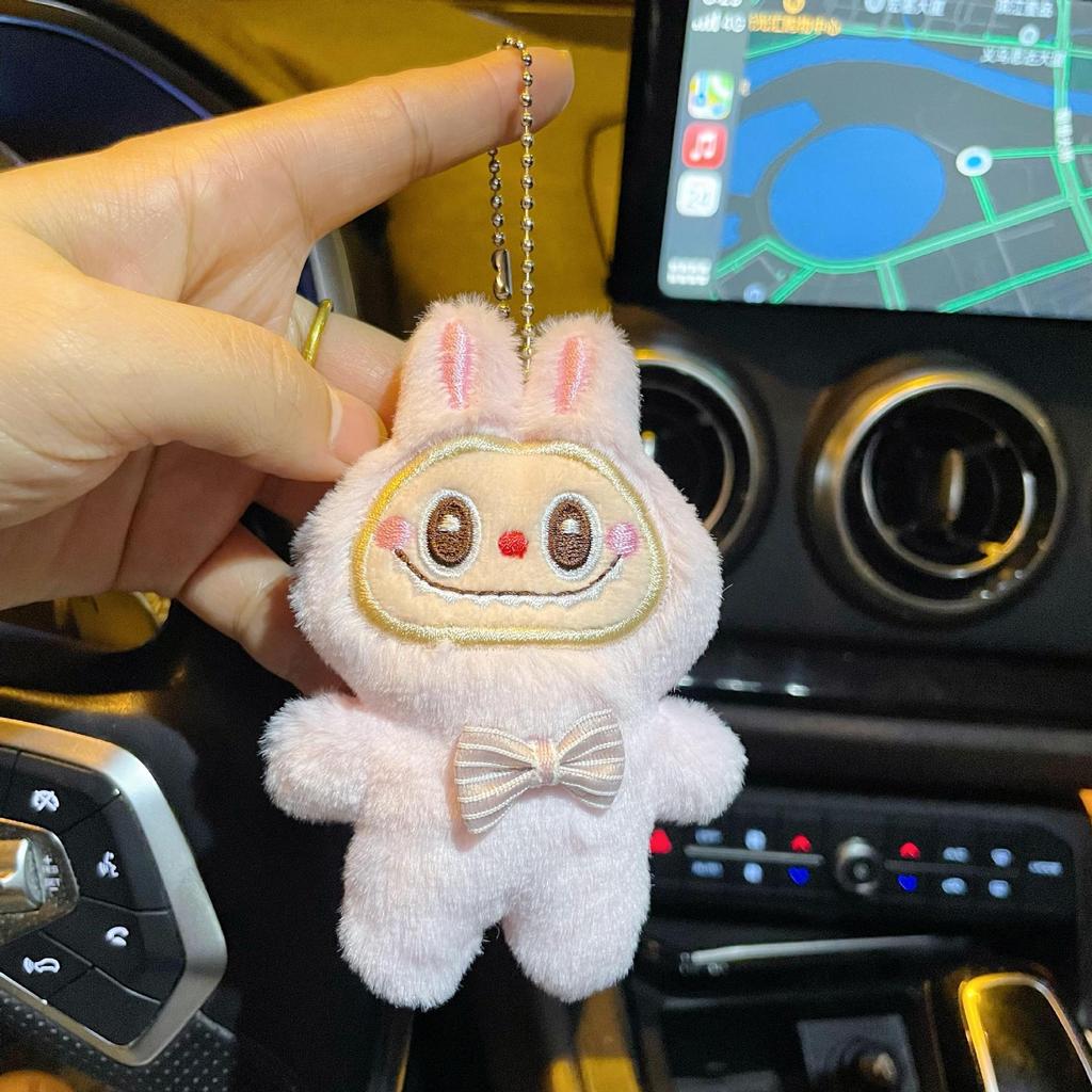 Cute Plush Doll Keychain Creative Cartoon Pendant Bag Charm For Couples