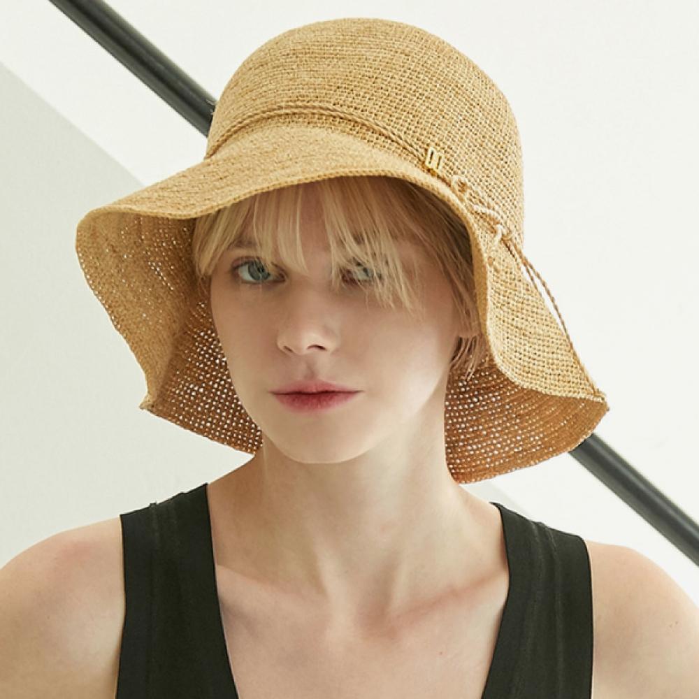 Daks Victoria Natural Brown Dd Decoration Raffia Floppy Hat Single option