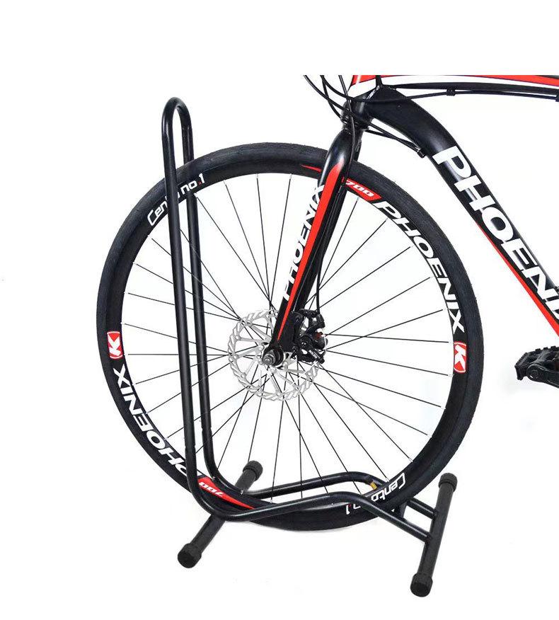 L-Shaped Bicycle Parking & Maintenance Rack for Mountain Bikes