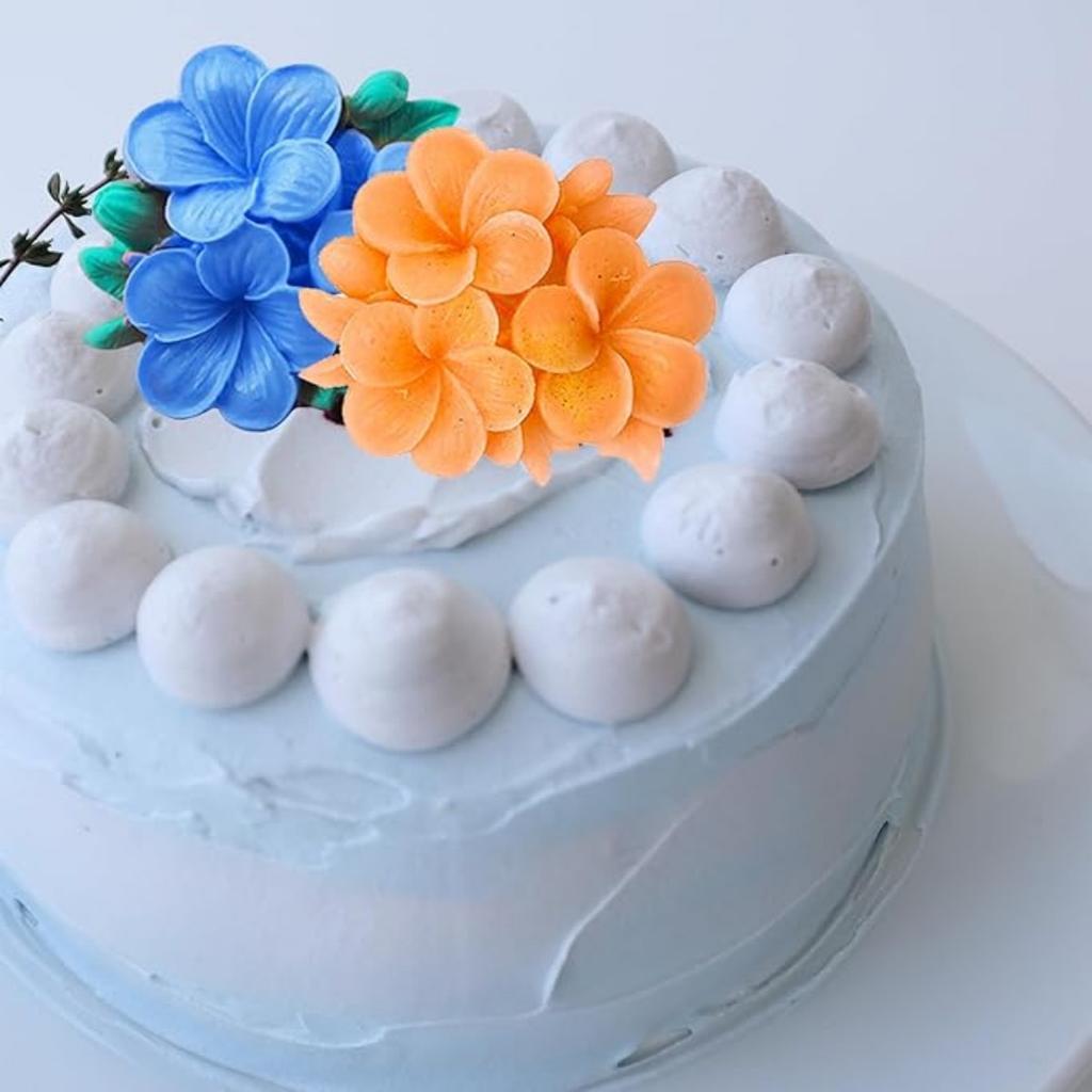 2PCS Flower Silicone Mold 3D Cute Flower Resin Candle Molds for Candle Making Silicone Fondant Chocolate Cake Decorating Mold Candle Soap Wax