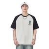 Updated Summer Printed Short-sleeved T-shirt for Mens Comfortable Fit Round Neck Half-sleeved Heavy Cotton T-shirt