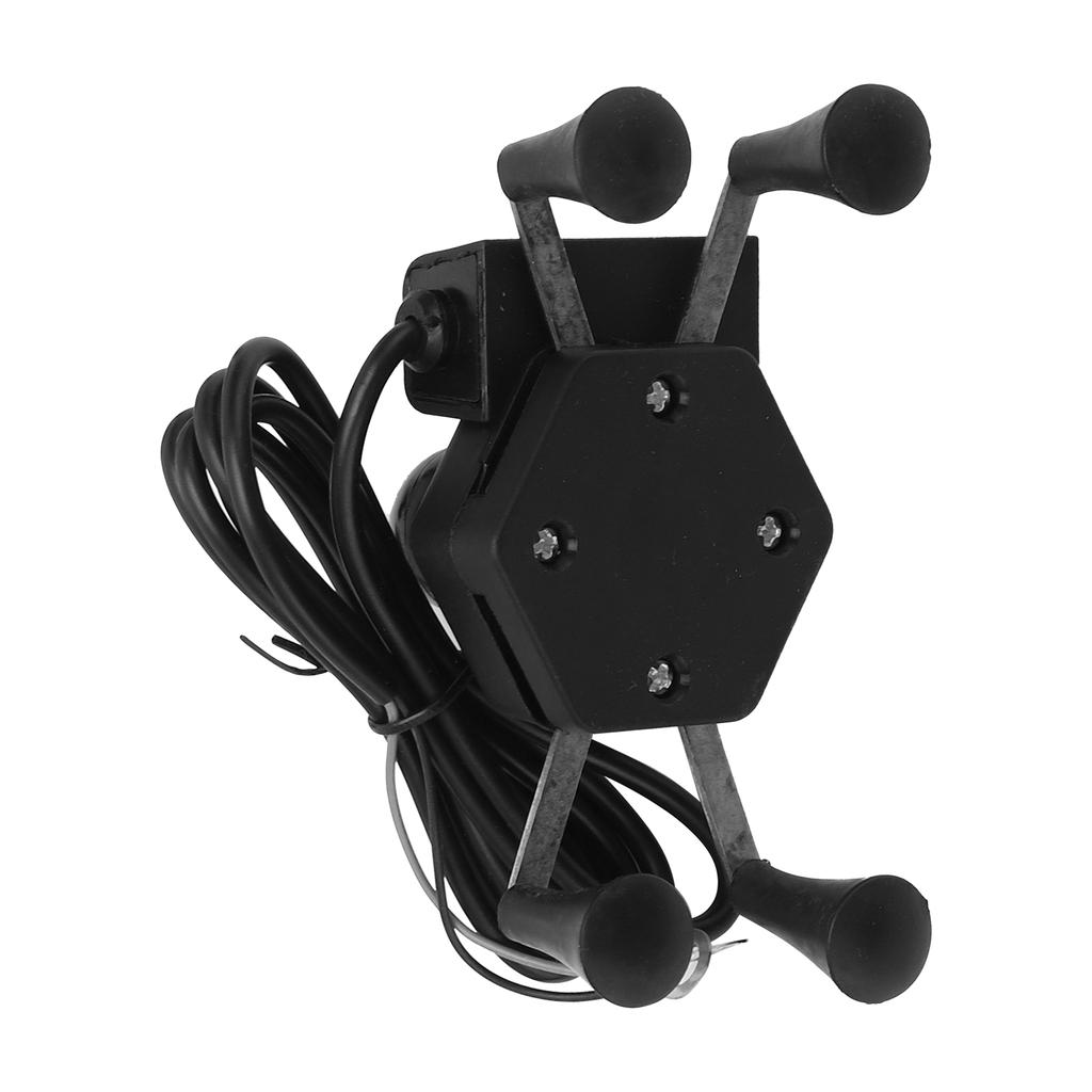 Motorcycle Phone Mount Bracket Scooter X?Shape Phone Holder Support Kit Bike Accessory