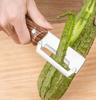 Multi-Functional Vegetable Peeler for Kitchen Pineapple Pumpkin Planer Scraping Tools Stainless Steel Sugarcane Knife Peeler