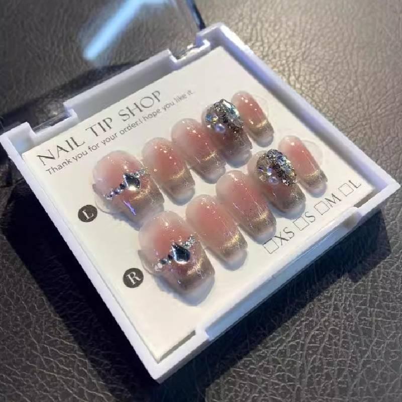 

Носите Ручной Работы Мода для Ногтей Повседневный Простой Изысканный Классический Стиль Накладных Ногтей L