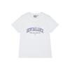 T Shirts Women's White Crew Neck Moderate Straight Fit 5EC27152-WT