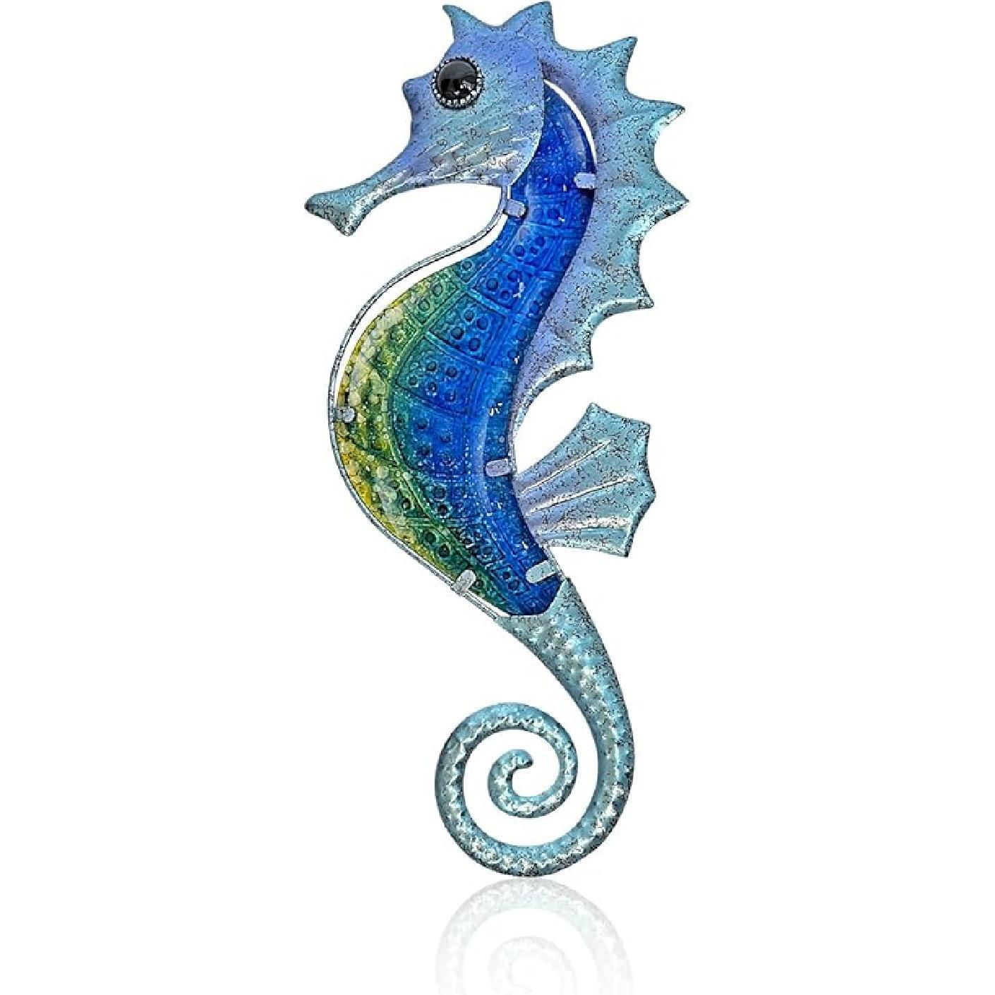 LIFFY Metal Turtle Wall Art Decor Ocean Wall Hanging Coastal Wall Sculptures Beach Theme Wall Decoration for Indoor Outdoor Bathroom Beach Garden
