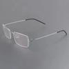 Metal Frame Ultra Light Anti Blue Light Reading Glasses Fashionable Square Presbyopia Glasses for Men Women
