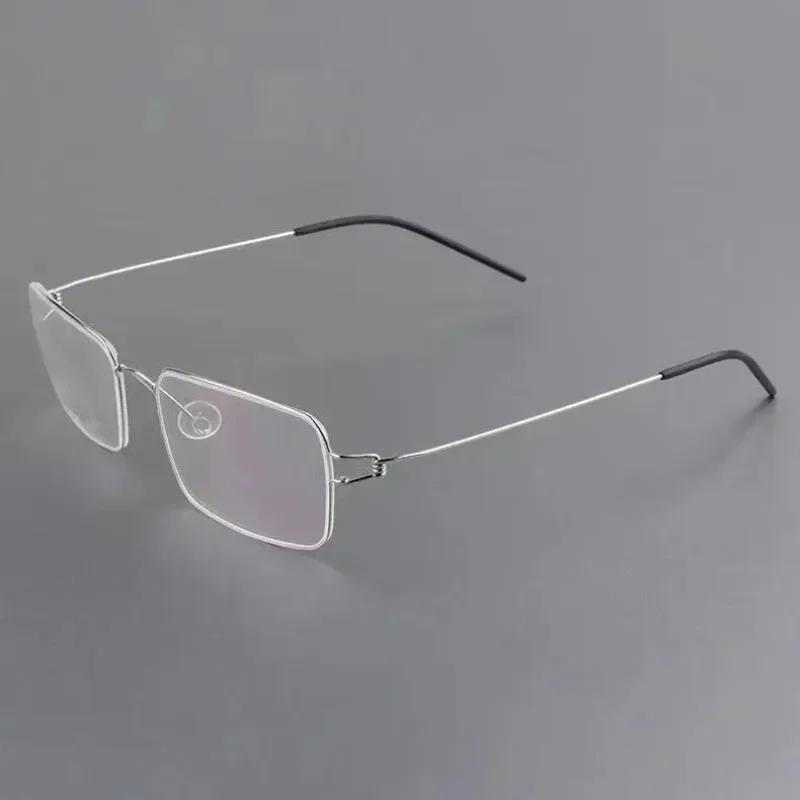 Metal Frame Ultra Light Anti Blue Light Reading Glasses Fashionable Square Presbyopia Glasses for Men Women