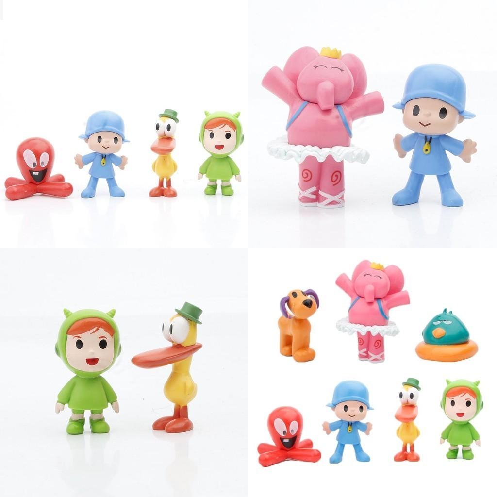 Adorable 7pcs Pocoyo Action Figures Zinkia Miniatures Perfect For Cake Decoration