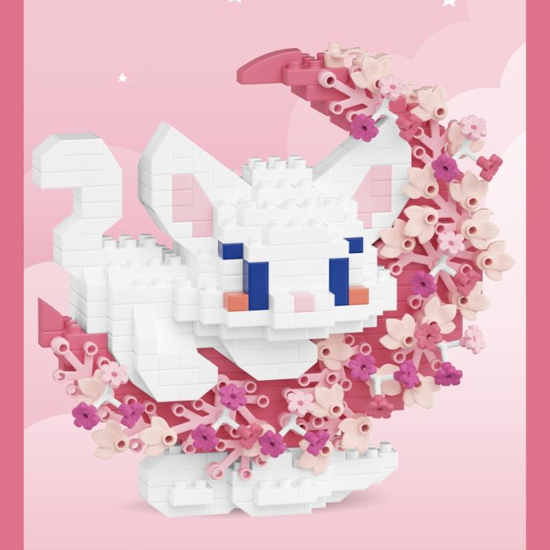 Moon Cartoon Cute Pets, Educational, Tiny Particle Building Block Toys Boys And Girls Children'S Day Gifts