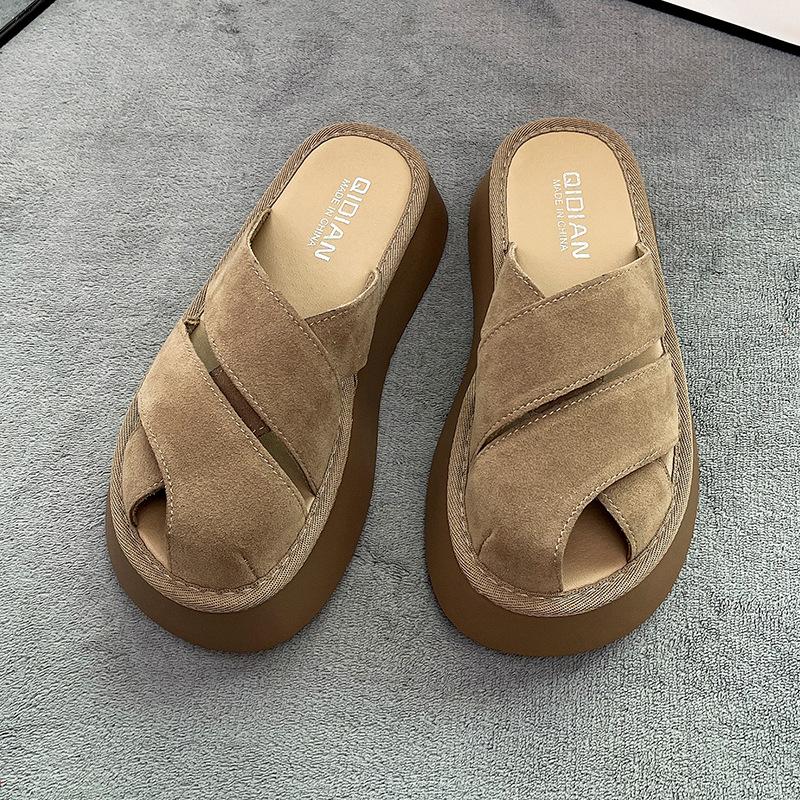 

Баотоу полутапочки женские 2025 новые летние однопедальные ленивые туфли нежные и изысканные маленькие ароматные одинарные туфли 40