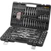 Tap and Die Set, 116-Piece Include Metric and SAE Size, Bearing Steel Taps and Dies, Essential Threading Tool for Cutting External Internal Threads,