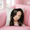 Elegant Beautiful Actress TTang Wei Cushion Cover Pillowcase Short Plush Invisible zipper Room Sofa Cushion Cover