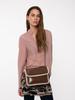 Women's Shoulder Bag Autumn Winter Fashion Lamb Wool PU Splicing Crossbody Bags Large Capacity Oil Wax Leather Chain Handbags