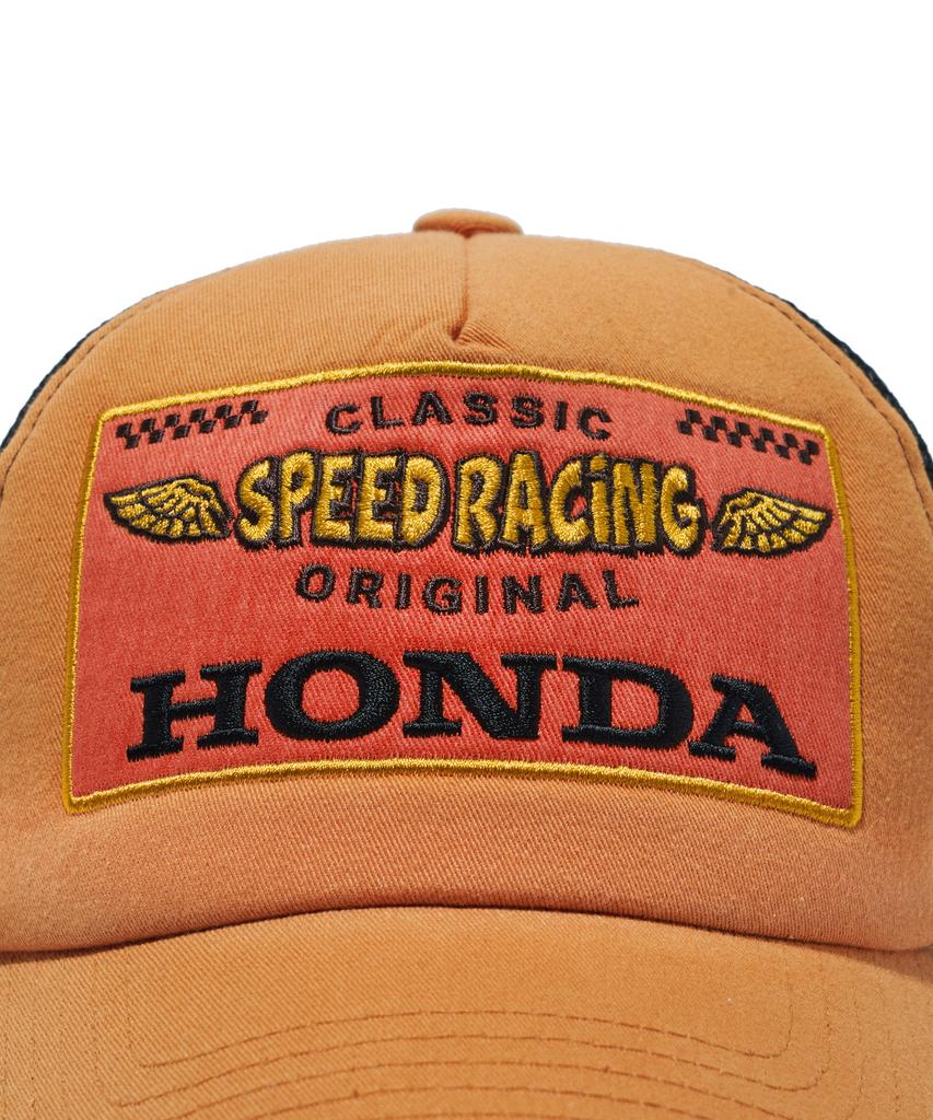 PHYPS MOTORCYCLE Honda Speed Racing Mesh CapOrange