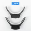 LHD RHD Car Steering Wheel Cover Trim For BMW 5 5GT 6 7 Series F10 F11 F07 F06 F12 F01 F02 2009-2016 Replacement